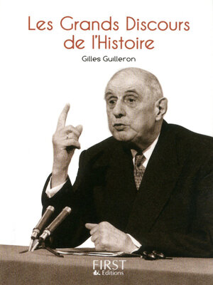 cover image of Grands discours de l'histoire